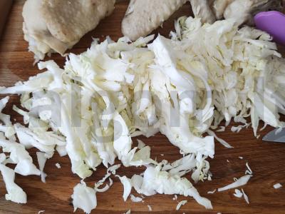 Vasaros šaltibarščiai su namine vištiena Žingsnis 7