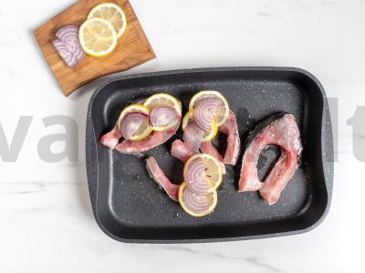 Karpiukai gabalėliais orkaitėje Žingsnis 2