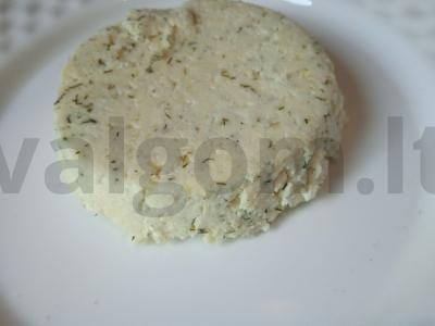 Namų minkštas sūris iš kefyro Žingsnis 3