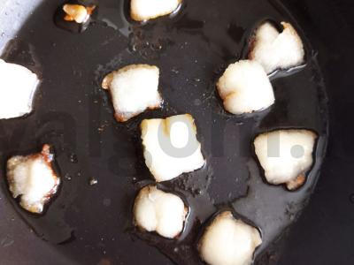 Keptos bulvės su rūkyta šonine Žingsnis 2