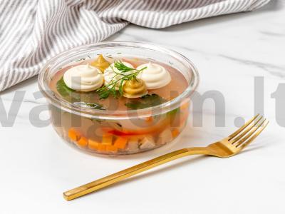 Šaltiena iš kalakutienos filė su jautienos blauzda pagrindine nuotrauka