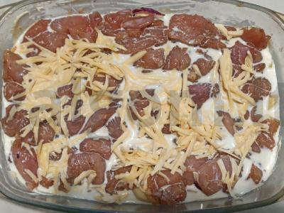 Keptas mėsa su bulvėmis po sūrio plutele Žingsnis 2