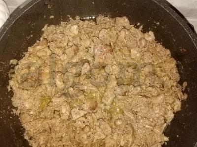 Troškinta vištienos kepenėlė Žingsnis 3