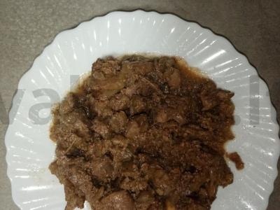 Troškinta vištienos kepenėlė pagrindine nuotrauka