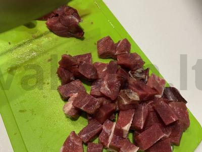 Soba su jautiena ir daržovėmis Žingsnis 1