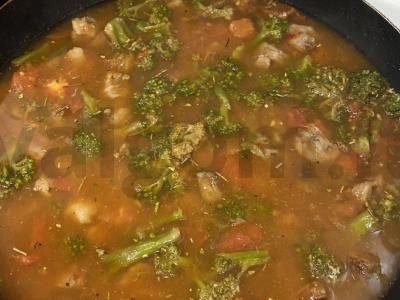 Soba su jautiena ir daržovėmis Žingsnis 6