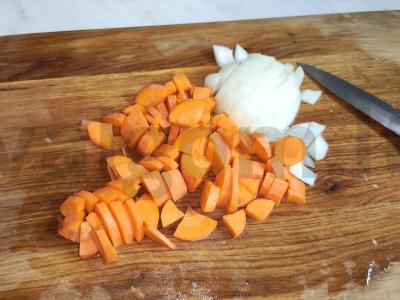 Kumpio plovas su grybais Žingsnis 2