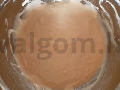 Sūrio ir žaliojo svogūno blynai Žingsnis 2