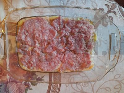 Žuvies apkepas su bulvėmis ir faršu Žingsnis 6