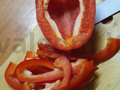 Udon makaronai su vištiena ir daržovėmis Žingsnis 3