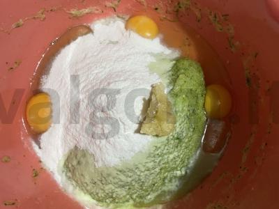 Cukinijų ritinėlis su varškės sūriu Žingsnis 3