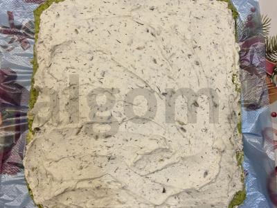 Cukinijų ritinėlis su varškės sūriu Žingsnis 6