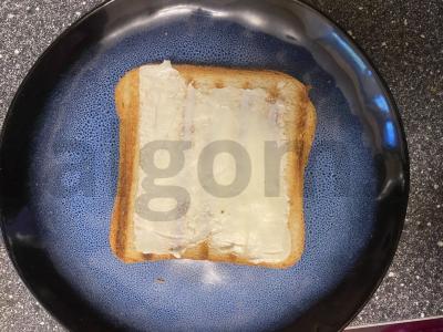 Sumuštinis su paprika ir ikra Žingsnis 2