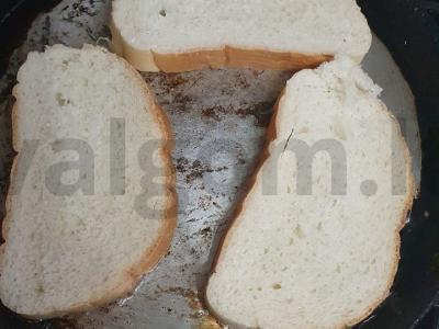 Brusketa su pomidorais ir agurkais Žingsnis 1