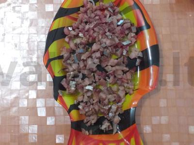 Silkė po šilta skraiste iš daržovių Žingsnis 1