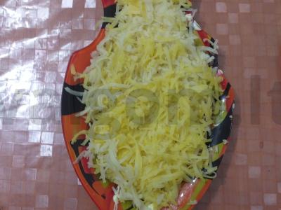 Silkė po šilta skraiste iš daržovių Žingsnis 3