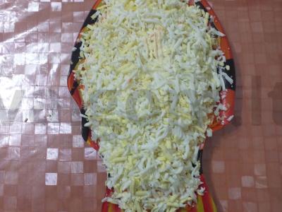 Silkė po šilta skraiste iš daržovių Žingsnis 5