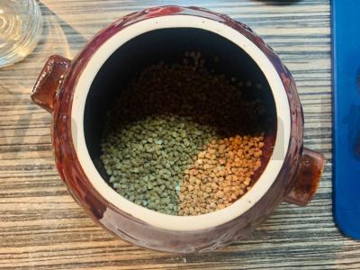 Grikių košė su šonkauliais puode vakarienei Žingsnis 1