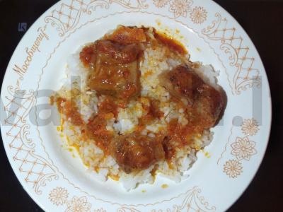 Pangasius pomidorų padaže pagrindine nuotrauka