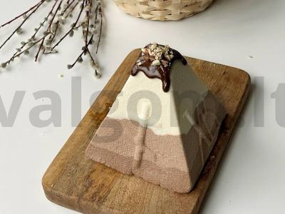 Varškės pyragas „Trys šokoladai“ Žingsnis 6