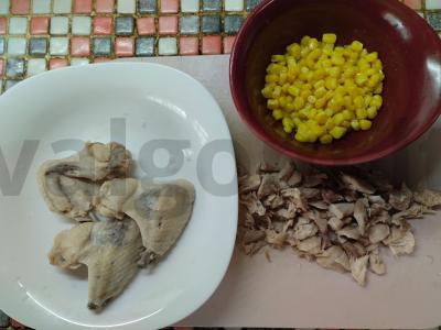 Pomidorų sriuba su kukurūzais ir ryžiais Žingsnis 4