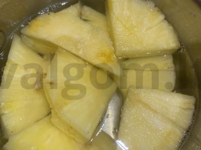 Konservuoti ananasai sirupe Žingsnis 4