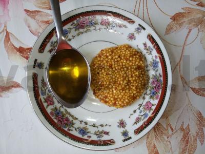 A-lyv vinigretas su grūdėta garstyčia Žingsnis 4