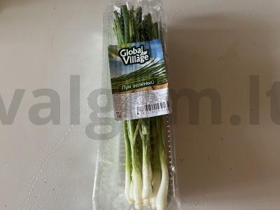 Krustingas skrebutis su žaliu svogūnu ir itališkais prieskoniais Žingsnis 1