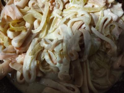 Troškinti kalmarai su svogūnais Žingsnis 3