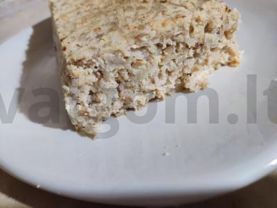 Varškės-avižų apkepas pagrindine nuotrauka