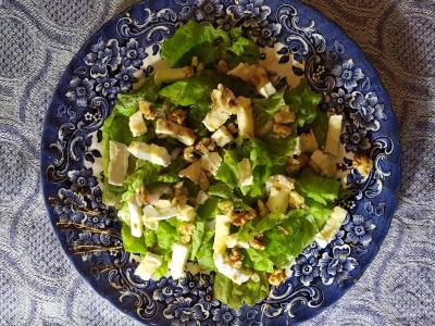 Salotas su kamambero sūriu Žingsnis 5