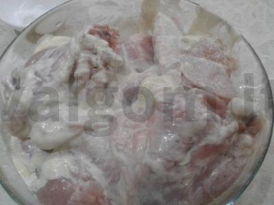 Vištiena grietinėlės padaže orkaitėje Žingsnis 2