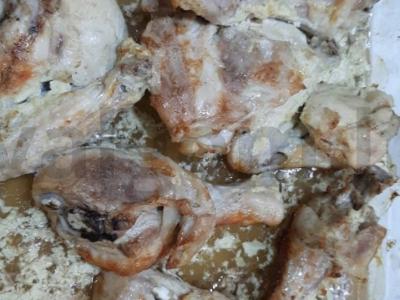 Vištiena grietinėlės padaže orkaitėje Žingsnis 3