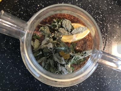 Arbata su citrina ir imbieru Žingsnis 2