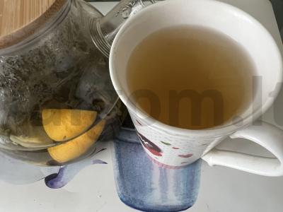 Arbata su citrina ir imbieru pagrindine nuotrauka