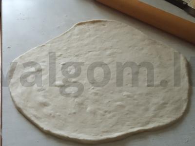 Pyragėliai su dešra Žingsnis 1