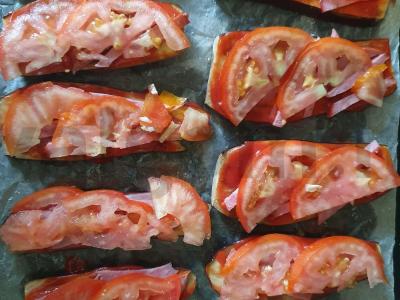 Kepti baklažanai Žingsnis 4