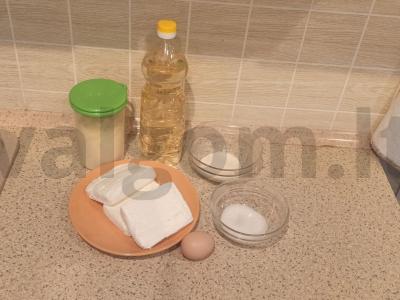 Namų varškėčiai Žingsnis 1