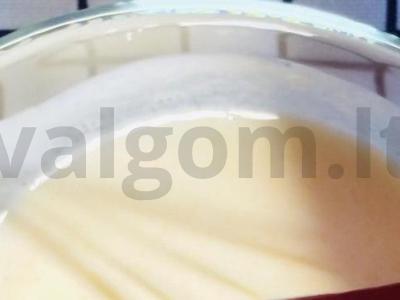 Blynai su šokoladu ir spanguolėmis Žingsnis 2