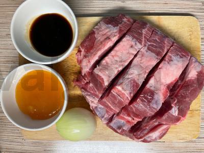 Kepinta kiaulienos kaklasvorys Žingsnis 1