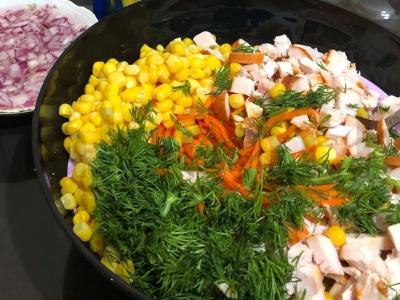 Korėjietiška salota Žingsnis 1