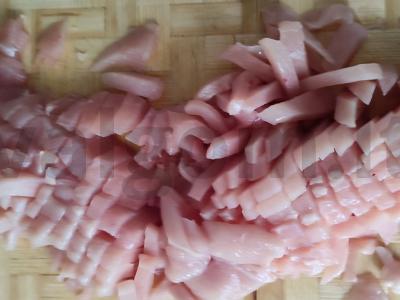 Vištienos krūtinėlė aštriame padaže Žingsnis 2