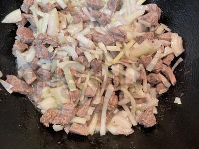 Klasikinis lagmanas su jautiena Žingsnis 1