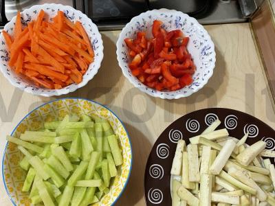 Klasikinis lagmanas su jautiena Žingsnis 2