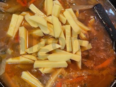 Klasikinis lagmanas su jautiena Žingsnis 5