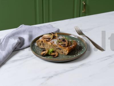 Grybų pyragas pagrindine nuotrauka