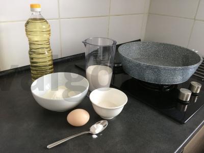 Švelnūs blynai su traškia plutele Žingsnis 1