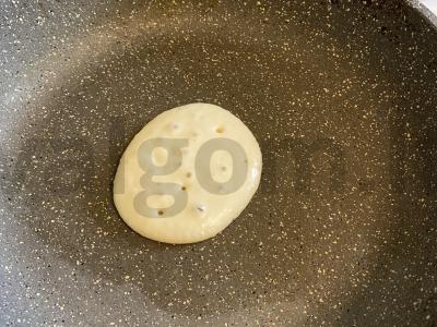 Pankūkos purios ant kefyro Žingsnis 2