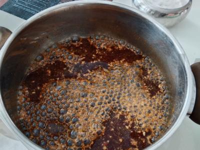 Kiaulienos kulšelis aluje su medumi ir adžika Žingsnis 2