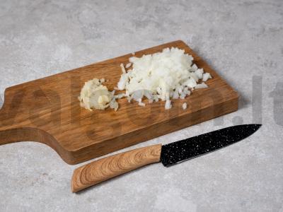 Pomidorų sriuba su jūros gėrybėmis Žingsnis 1